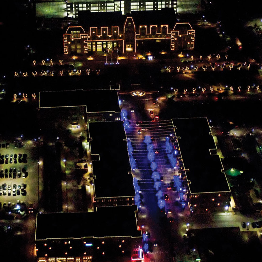 Christmas Light Airplane Tour